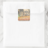 Sticker Carré Home Sweet Home Art Imprimer (Sac)