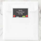 Sticker Carré Homeschol Co Op Chalkboard (Sac)