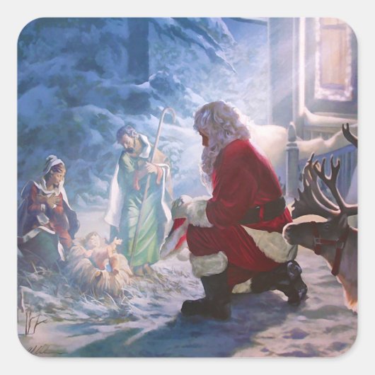 Sticker Carré Hommage de Danny Hahlbohm (Devant)