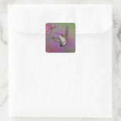 Sticker Carré Homme juvénile Ruby Throsé Hummingbird (Sac)