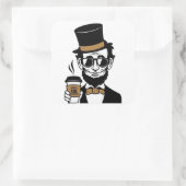 Sticker Carré Honest Abe (Sac)