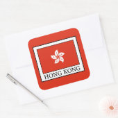 Sticker Carré Hong Kong (Enveloppe)
