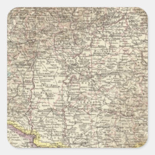 Sticker Carré Hongrie 4