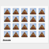 Sticker Carré Horizon et Pierre (Feuille)
