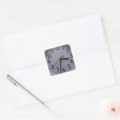 Sticker Carré Horloge (Enveloppe)