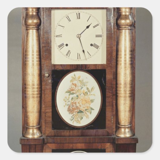 Sticker Carré Horloge à colonnes, c.1855 (Devant)