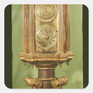 Sticker Carré Horloge planétaire, accomplie en 1520