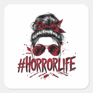 STICKER CARRÉ HORRORLIFE