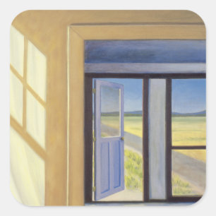 Sticker Carré Hors de la boîte