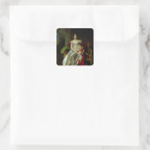 Sticker Carré Hortense de Beauharnais et son fils (Sac)