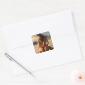 Sticker Carré Hot Summer Bikini Girl Photo Magnet Class (Enveloppe)