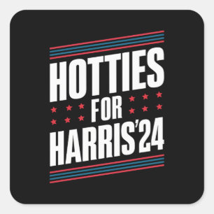 Sticker Carré Hotties For Kamala Harris 2024