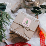 Sticker Carré How the Grinch Stole Christmas | Cindy-Lou Who<br><div class="desc">Les fêtes ne seront pas complètes sans le Grinch !  HOW THE GRINCH STOLE CHRISTMAS est une histoire classique d'une ville appelée Who-ville et comment l'esprit de Noël peut faire fondre même les cœurs les plus froids. Personnalisez cet autocollant de Noël avec votre texte personnalisé !</div>