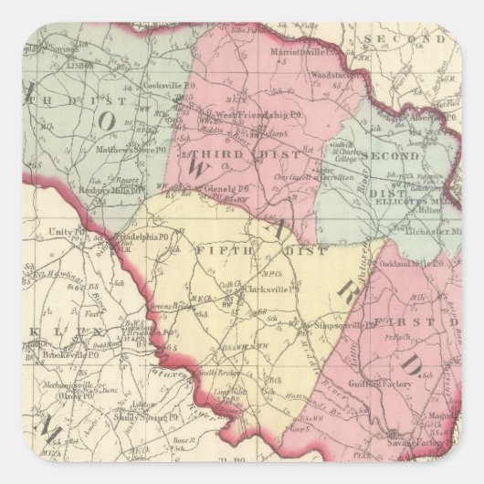 Sticker Carré Howard (Devant)