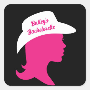 Sticker Carré Howdy Bachelorette