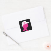 Sticker Carré Howdy Bachelorette (Enveloppe)