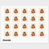 Sticker Carré Howdy Fall (Feuille)