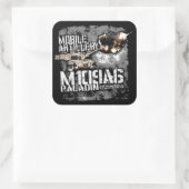 Sticker Carré Howitzer M109 (Sac)