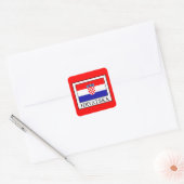 Sticker Carré Hrvatska (Enveloppe)