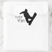 Sticker Carré Huck Yeah (Sac)