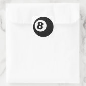 Sticker Carré Huit balles (Sac)