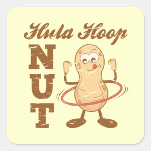 Sticker Carré Hula Hoop Nut