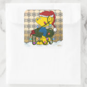 Sticker Carré Hula Wreath de Ferald (Sac)