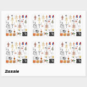 Sticker Carré Human Anatomy Charts (Feuille)
