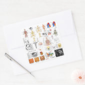 Sticker Carré Human Anatomy Charts (Enveloppe)