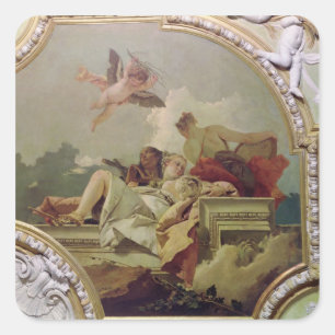 Sticker Carré Humilité, indulgence et vérité