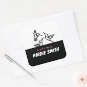 STICKER CARRÉ HUMMINGBIRD (Enveloppe)