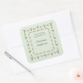 Sticker Carré  Hummingbird Bookplate (Enveloppe)