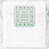 Sticker Carré Hummingbird Bookplate (Sac)