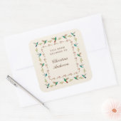 Sticker Carré Hummingbird Bookplate (Enveloppe)