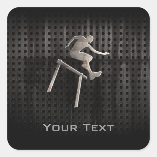 Sticker Carré Hurdler ; Cool (Devant)