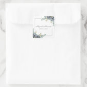 Sticker Carré Hydrangée pourrie Eucalyptus Carré (Sac)