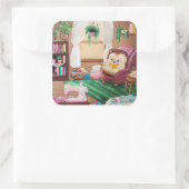 Sticker Carré Hygge Hedgehog (Sac)