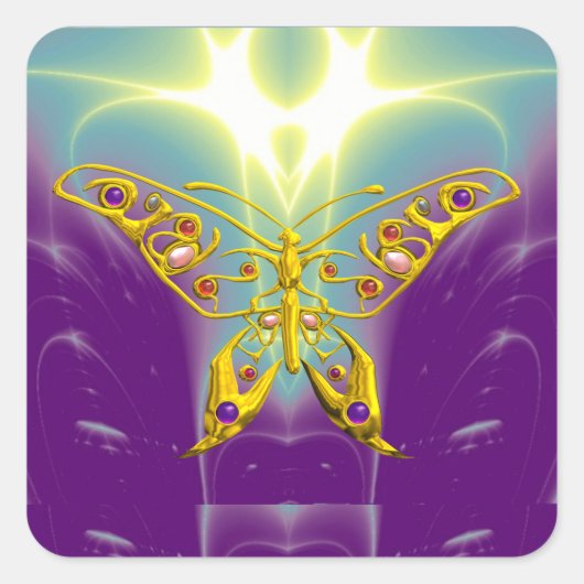 STICKER CARRÉ HYPER BUTTERFLY (Devant)