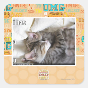 Sticker Carré I a un u