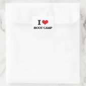 Sticker Carré I Love Boot Camp (Sac)
