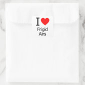 Sticker Carré I Love Frigid Air (Sac)