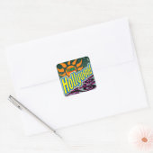 Sticker Carré "I LOVE Hollywood" Night Sunshine" Sticker! (Enveloppe)