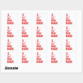 Sticker Carré I love my vous Donnez ! (Feuille)