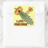 Sticker Carré I Love Punkin Chunkin (Sac)