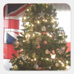 Sticker Carré I Love The United Kingdom Holiday Special Event Ar