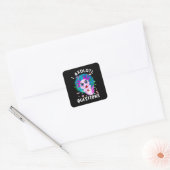 Sticker Carré I Questions Axolotl, Citation Axolotl (Enveloppe)