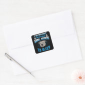 Sticker Carré I Support Putting Animal Abusers (Enveloppe)