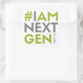 Sticker Carré #IAMNEXTGEN 3"x3" (Sac)