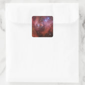 Sticker Carré IC 2944 Courir Nebula Lambda Cen Nebula (Sac)