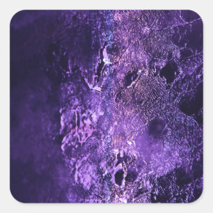Sticker Carré Ice Glacial